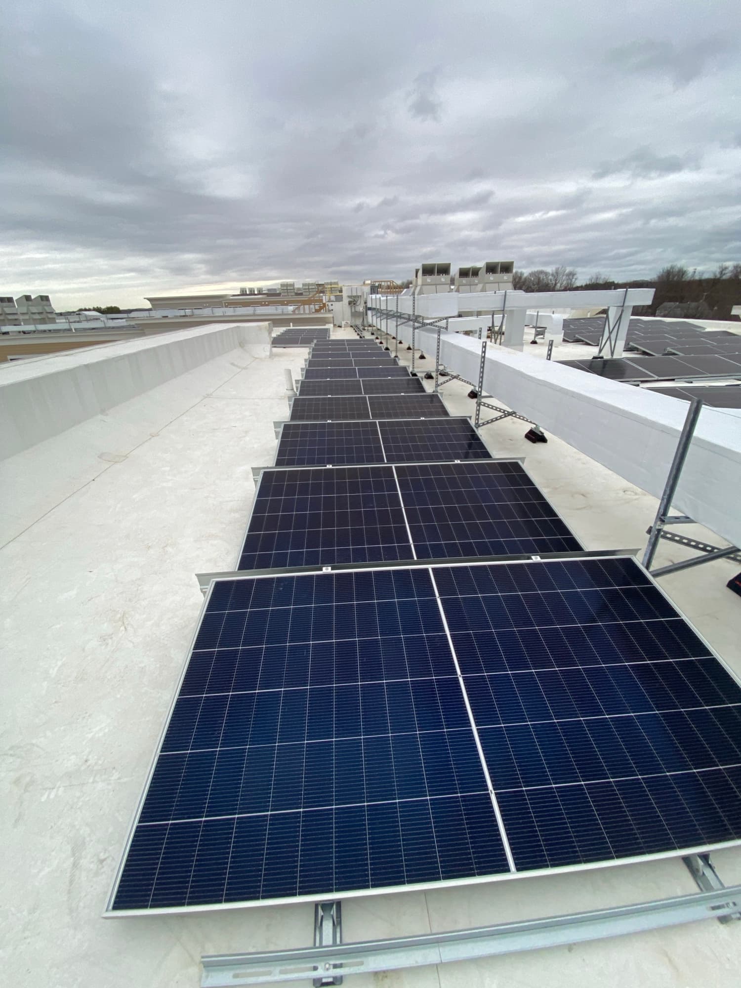 77.38 kW commercial rooftop solar installation in Beverly, MA by East Coast Solar