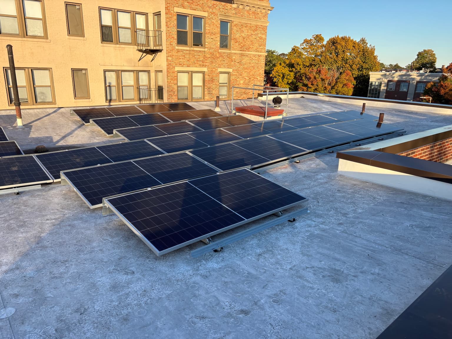 18.02 kW commercial rooftop solar installation in Dorchester, MA by East Coast Solar