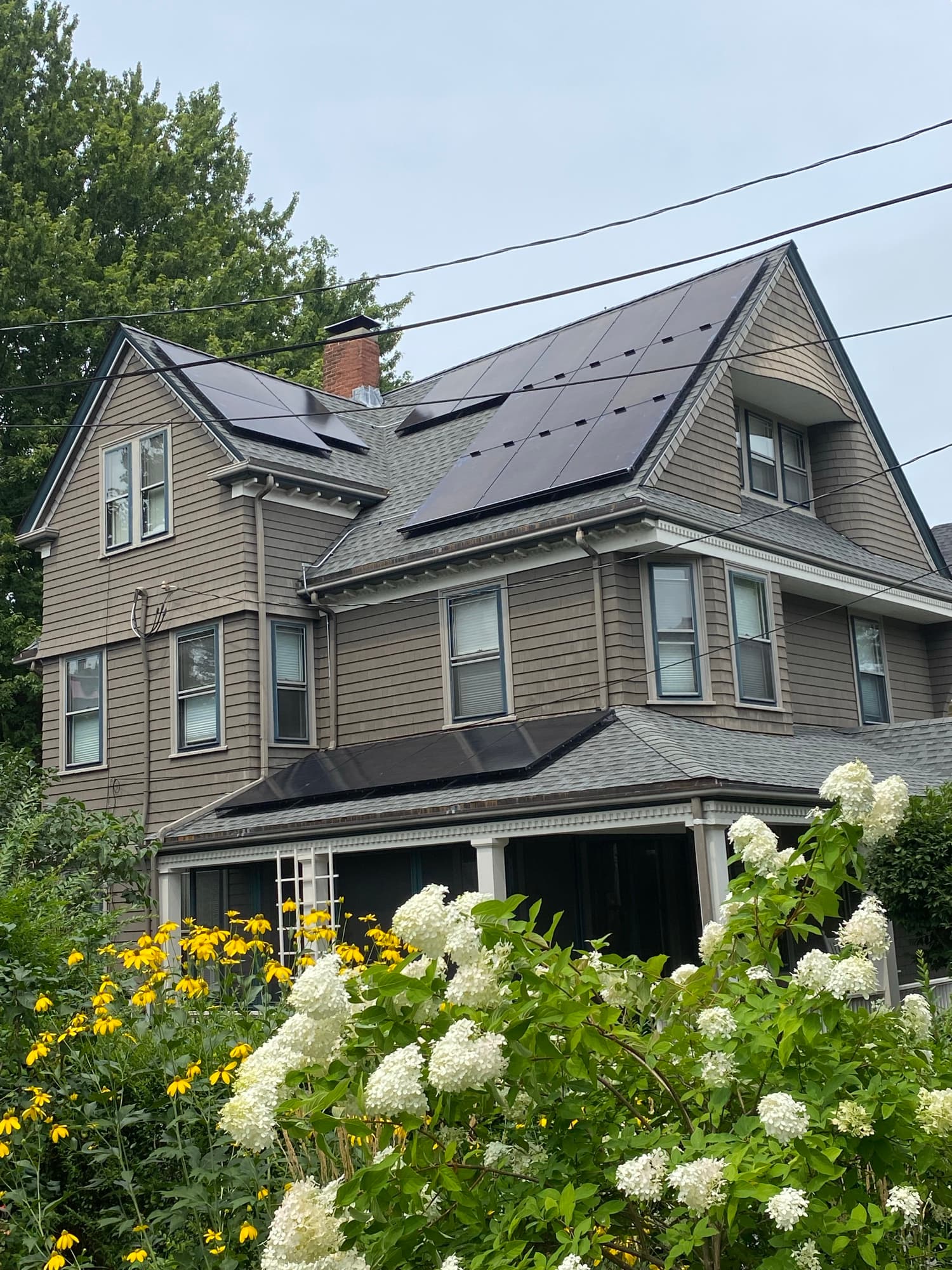 9.2 kW rooftop solar installation in Newton, MA by East Coast Solar
