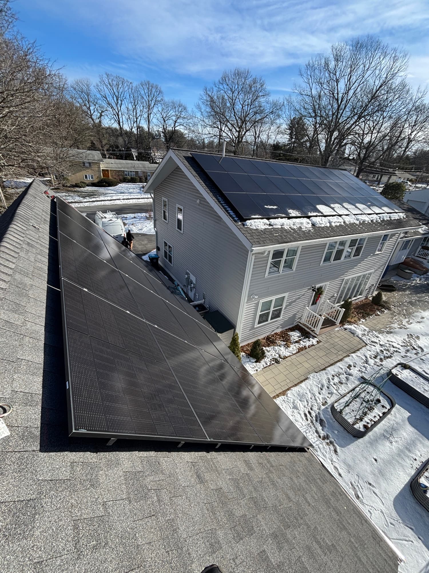 7.04 kW rooftop solar installation in Shrewsbury, MA by East Coast Solar