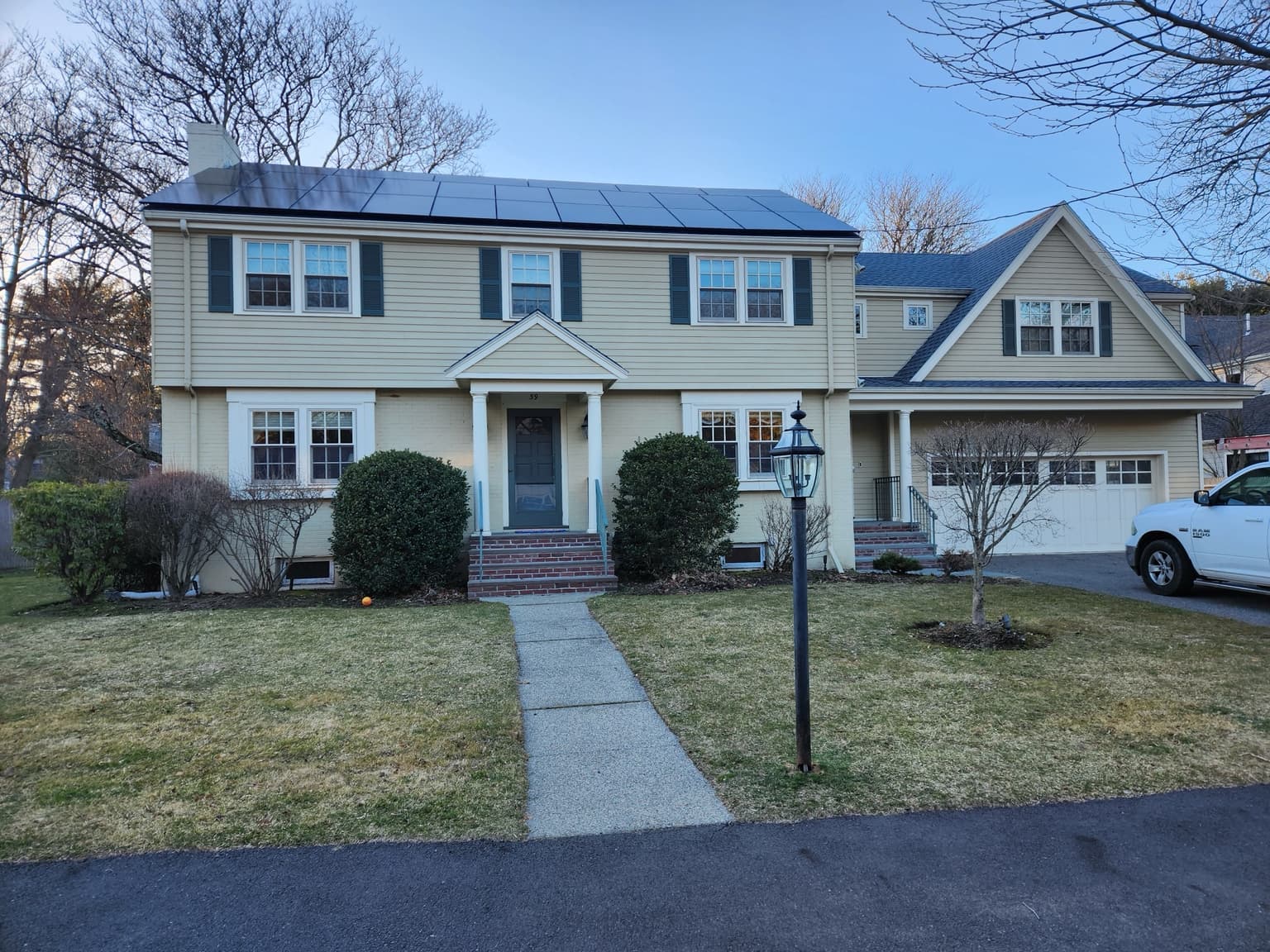 14.58 kW rooftop solar installation in Waban, MA by East Coast Solar
